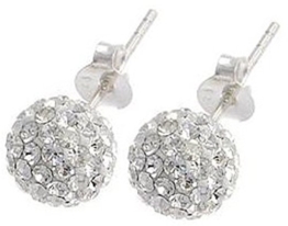 Ohrstecker 925 silber Mit Swarovski Element ohrstecker kugel 8mm Damenschmuck