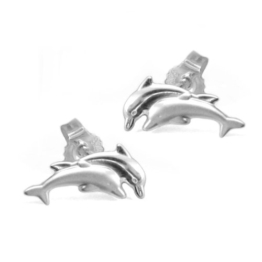 Ohrstecker Delfin Pärchen Silber 925 Ohrring