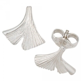 Ohrstecker aus 925er Sterling Silber teilmattiert Ohrringe