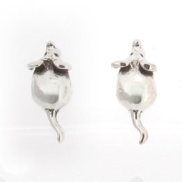 Ohrstecker aus Sterlingsilber 925 – Maus