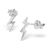 Ohrstecker mit kleinem Blitz Sterling-Silber