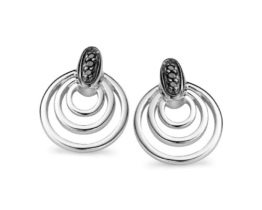 Orphelia Damen-Ohrstecker 925 Sterling Silber Zirkonia wei