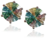 Orphelia Damen-Ohrstecker Rainbow Collection 925 Sterling Silber Multicolor Zirkonia CC-40