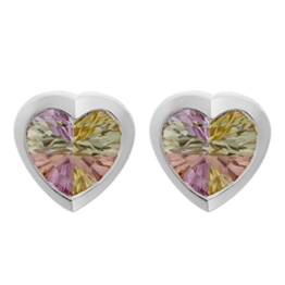 Orphelia Damen-Ohrstecker Rainbow Collection  925 Sterlingsilber Multicolor Zirkonia CC-32