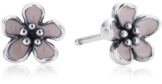 Pandora Damen-Ohrringe 925 Sterling Silber Emaille rosa 290537EN40