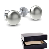 Perlenstecker Perlenohrstecker Silber *8mm hochwertige Perle* inkl. Luxusetui Kleine Ohrstecker Silberohrstecker Ohrringe Perle Silber Perlen Ohrringe Süßwasser Perlenohrringe Stecker – COMB15-6