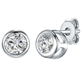 Rafaela Donata Damen-Ohrstecker Classic Collection 925 Sterling Silber Zirkonia weiß  60800284