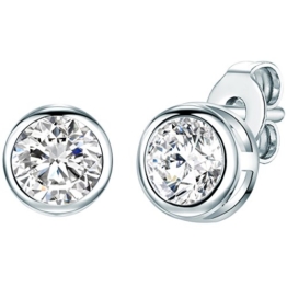 Rafaela Donata Glamour Collection Damen-Ohrstecker 925 Sterling Silber Zirkonia weiß  60832014