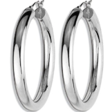 Schmuck-Pur 925/- Silber Ohrringe Creolen 50 mm / 5 mm