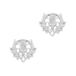Schottische Distel Silber Ohrringe Sterlingsilber