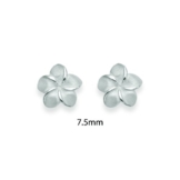 Sterling Silber 925 Frangipani Blumen Ohrstecker Ohrringe. Größe: 8mm. Geshenkbox. 5165