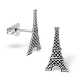 Sterling Silber Eiffelturm Ohrstecker
