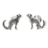 Sterling Silber Racoon Erdmännchen Manguste Critter Ohrstecker