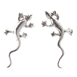 Sterlingsilber Gecko/Eidechse, Ohrstecker