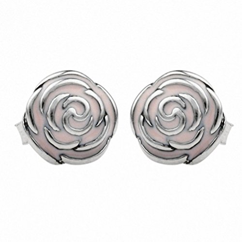 TAOTAOHAS Damen – European Ohrringe, Sterling-Silber 925 OhrStücker ,Blühende Rose