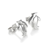 Thomas Rose Ohrringe / Ohrstecker in Pinguin-Form Sterlingsilber