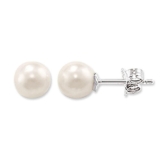 Thomas Sabo Damen-Ohrstecker Glam & Soul 925 Silber Perle weiß – H1430-028-14