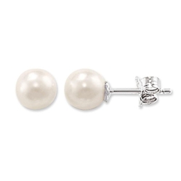 Thomas Sabo Damen-Ohrstecker Glam & Soul 925 Silber Perle weiß – H1430-028-14