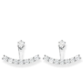 Thomas Sabo Damen-Ohrstecker Glam & Soul 925 Silber Zirkonia weiß – H1904-051-14