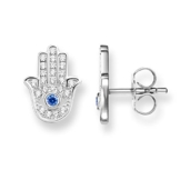 Thomas Sabo Fatimas Hand Ohrstecker Silber mit synth. Spinell und Zirkonia H1896-059-32