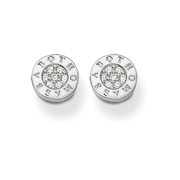 Thomas Sabo Sterling Silver Damen-Ohrringe Silber Weiß H1547-051-14