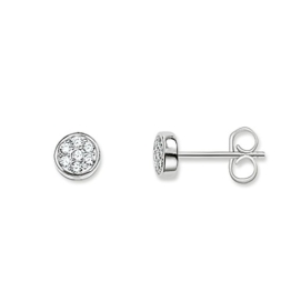 Thomas Sabo Sterling Silver Damen-Ohrringe Silber Weiß H1848-051-14