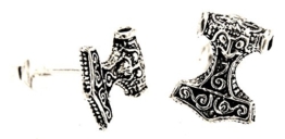 Thorshammer Ohrstecker aus 925 Sterling Silber