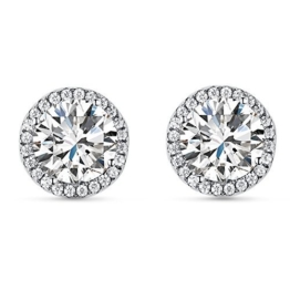 Tinysand Kunstlich Diamand Eiskristall Schneeflocke Damen Etui Geschenk Schmuck Ohrring Ohrringe Ohrstecker