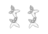 Tuscany Silver Damen-Ohrstecker Modeschmuck Ohrringe Sterling-Silber 925 8.58.4059