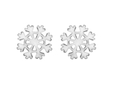Tuscany Silver Ohrringe Ohrstecker Schneeflocke