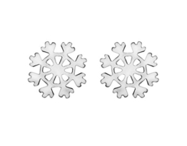 Tuscany Silver Ohrringe Ohrstecker Schneeflocke