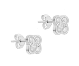 Tuscany Silver Ohrstecker Sterling-Silber 925 Ohrringe keltischer Knoten