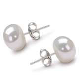 VIKI LYNN Damen Kette und Ohrring mit Suesswasser-Zuchtperlen und 100% Sterlingsilber 925