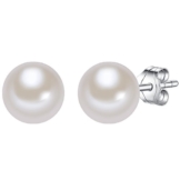 Valero Pearls Classic Collection Damen-Ohrstecker 925 Sterling Silber SW-Zuchtperlen weiß 186150