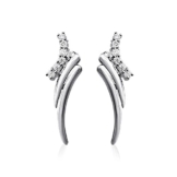 Velini 925 sterling silber Ohrstecker kubk zirconia steine