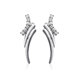Velini 925 sterling silber Ohrstecker kubk zirconia steine