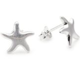 Vinani Damen-Ohrstecker Seestern matt glänzend Sterling Silber 925 Ohrringe OSD