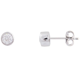 XENOX Ohrringe XS7157 Damen Ohrstecker Silver Circle Sterling-Silber 925 Silber weiß Zirkonia
