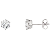 XENOX Ohrringe XS7262 Damen Ohrstecker Silver Circle Sterling-Silber 925 Silber weiß Zirkonia