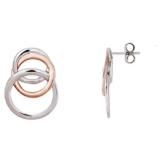 Xenox Ohrringe Twist & Chic silber roségold XS135R