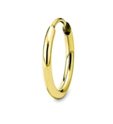 amor Damen-Creole Einzelohrschmuck 10 mm 333 Gelbgold glänzend - 157933 -