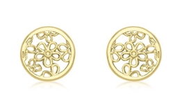 Carissima Gold Damen-Ohrstecker 375 Gelbgold 0.7 cm -