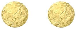 Carissima Gold Damen-Ohrstecker 9ct gelb Diamond Cut 3mm Ball Stud 375 Gelbgold-1.55.7989 -