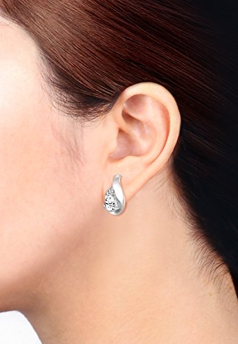 Elli Damen-Ohrringe Tropfen 925 Sterling Silber mit Kristallen von Swarovski 0301590413 -