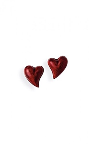 heartbreaker Herz Ohrstecker Silber rot LD LP 23 RM Heartbreaker designed by Drachenfels -