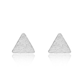 iszie jewellery Ohrringe, Sterling Silber, dreieckig, Ohrstecker
