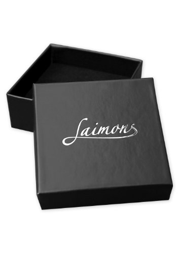 Laimons Damen-Ohrstecker Perle Pfirsich 10mm Sterling Silber 925 -
