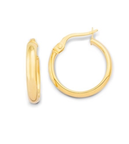 Miore 9 Karat (375) Gelbgold klassische Damen-Creolen MSIL944E -