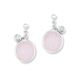 s.Oliver Damen-Ohrhänger 925 Silber rhodiniert Zirkonia weiß Glas – 525916