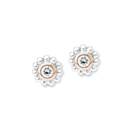 s.Oliver Damen-Ohrstecker 925 Silber rhodiniert Zirkonia  – 524940